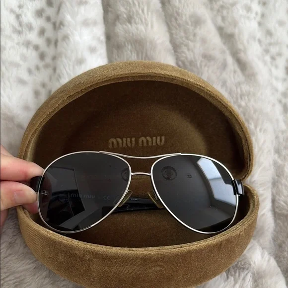 Miu Miu | Accessories | Miu Miu Smu56i Sunglasses With Case  display picture 1